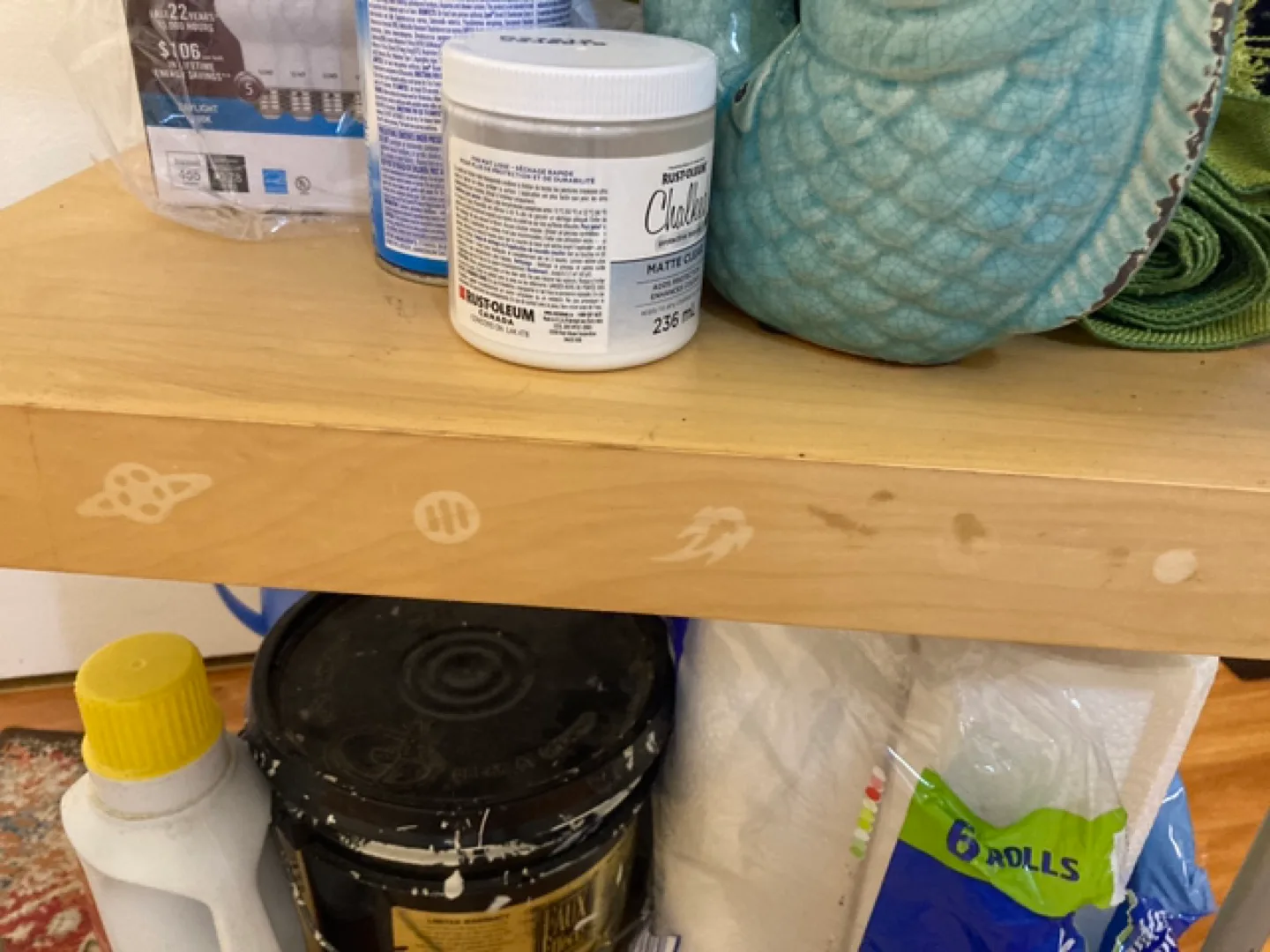 Three-Tier Rolling Cart with Handles image indicator(3)