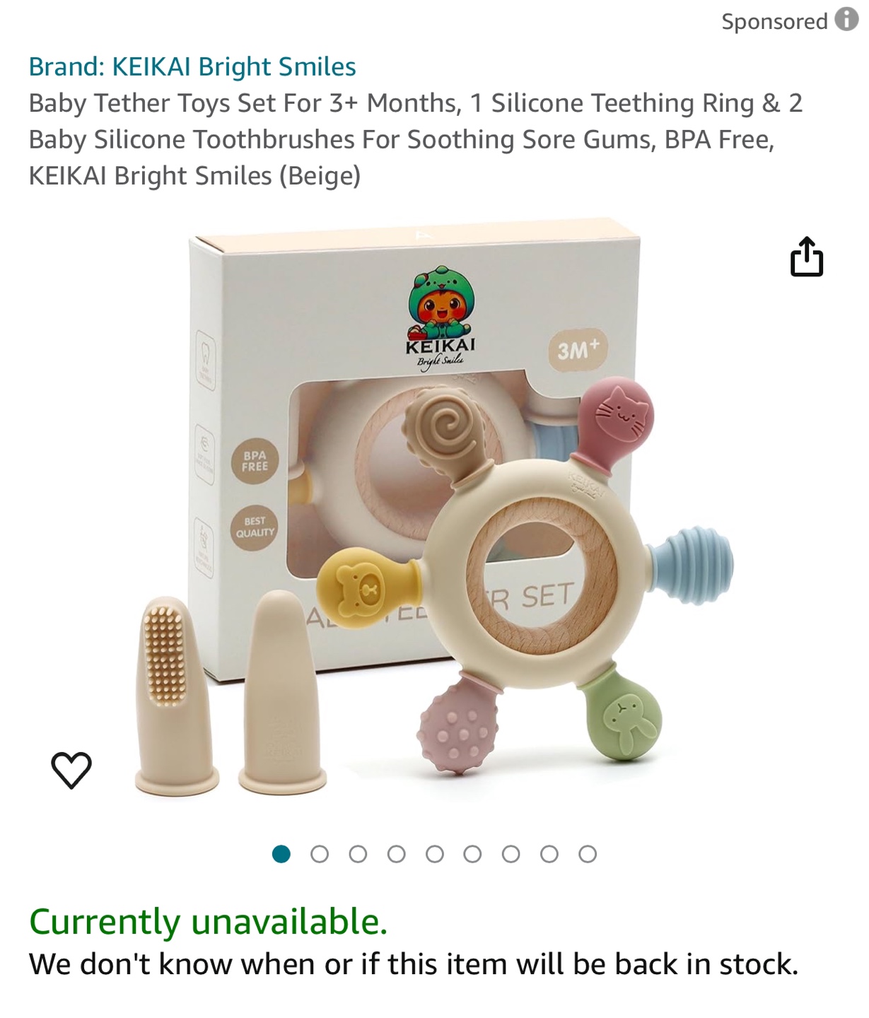 KEIKAI Bright Smiles Baby Teether Set - photo 2