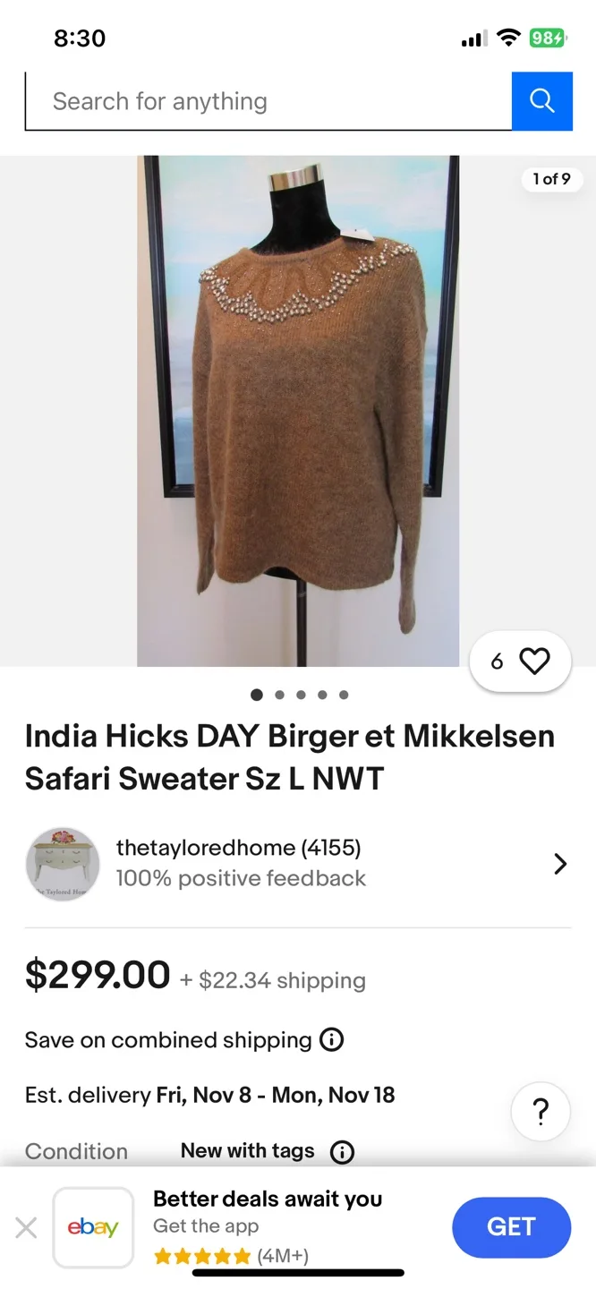 Day Birger et Mikkelsen for Indian Hicks Sweater image indicator(7)