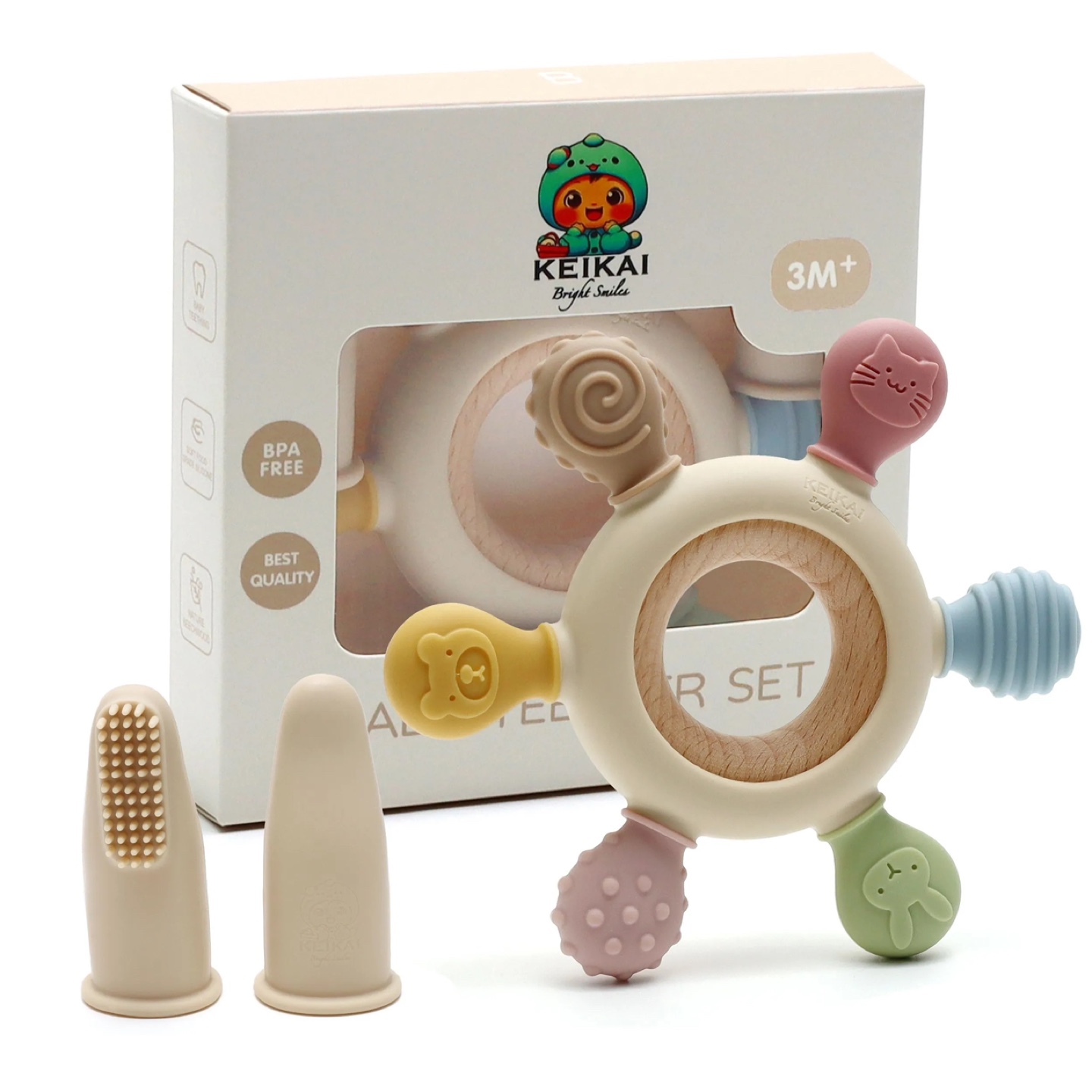 KEIKAI Bright Smiles Baby Teether Set - photo 3