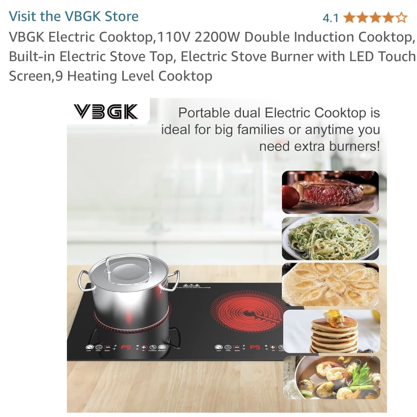 VBGK Double Induction Cooktop - photo 5