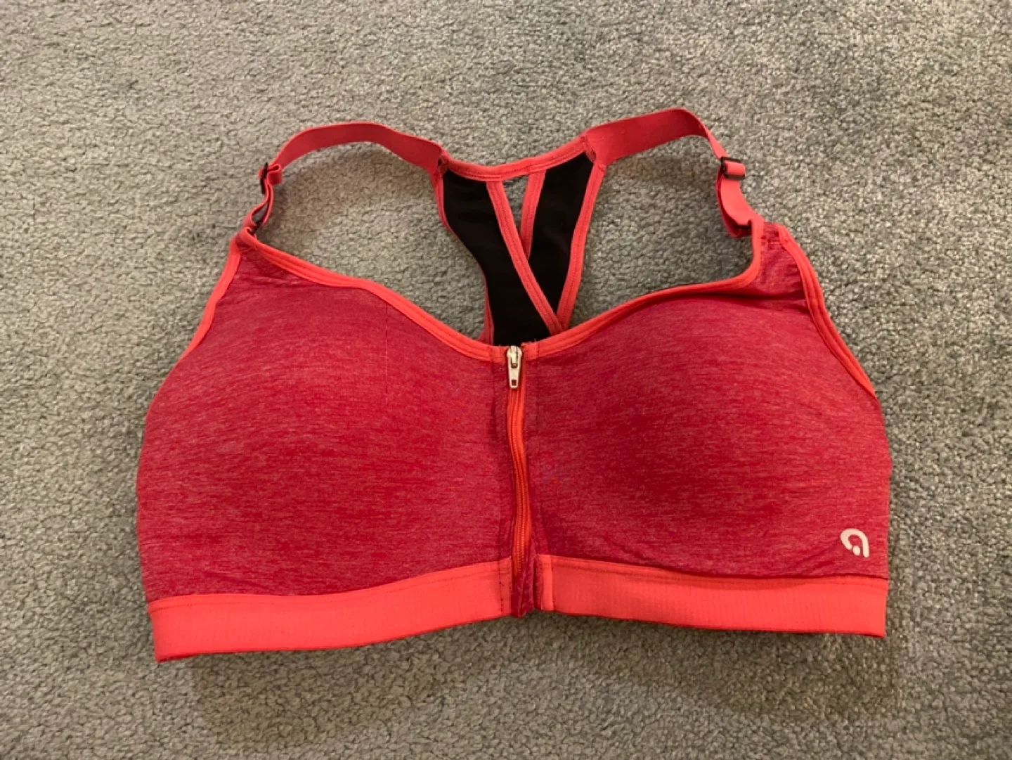 Hyba / Reitmans Zip Front Sports Bra #freecycle 🎃 thumbnail
