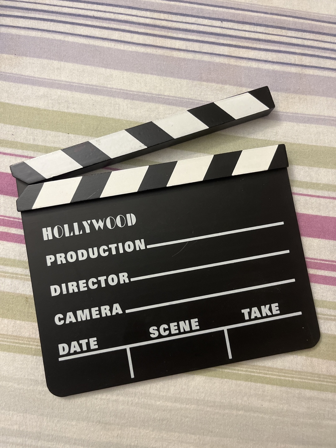 Black Clapper Board