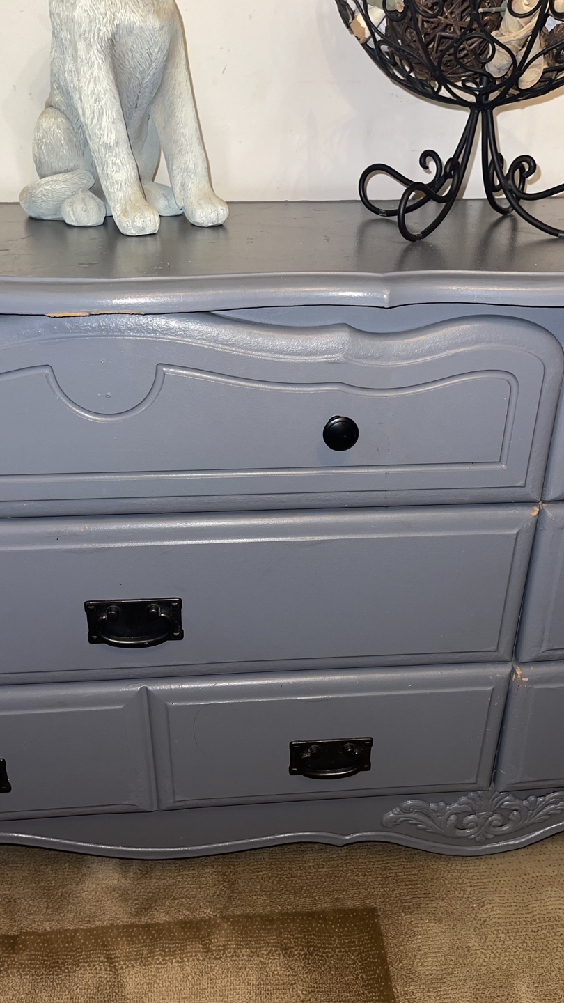 Wooden Gray 6 Dresser Check more pictures condition - photo 3