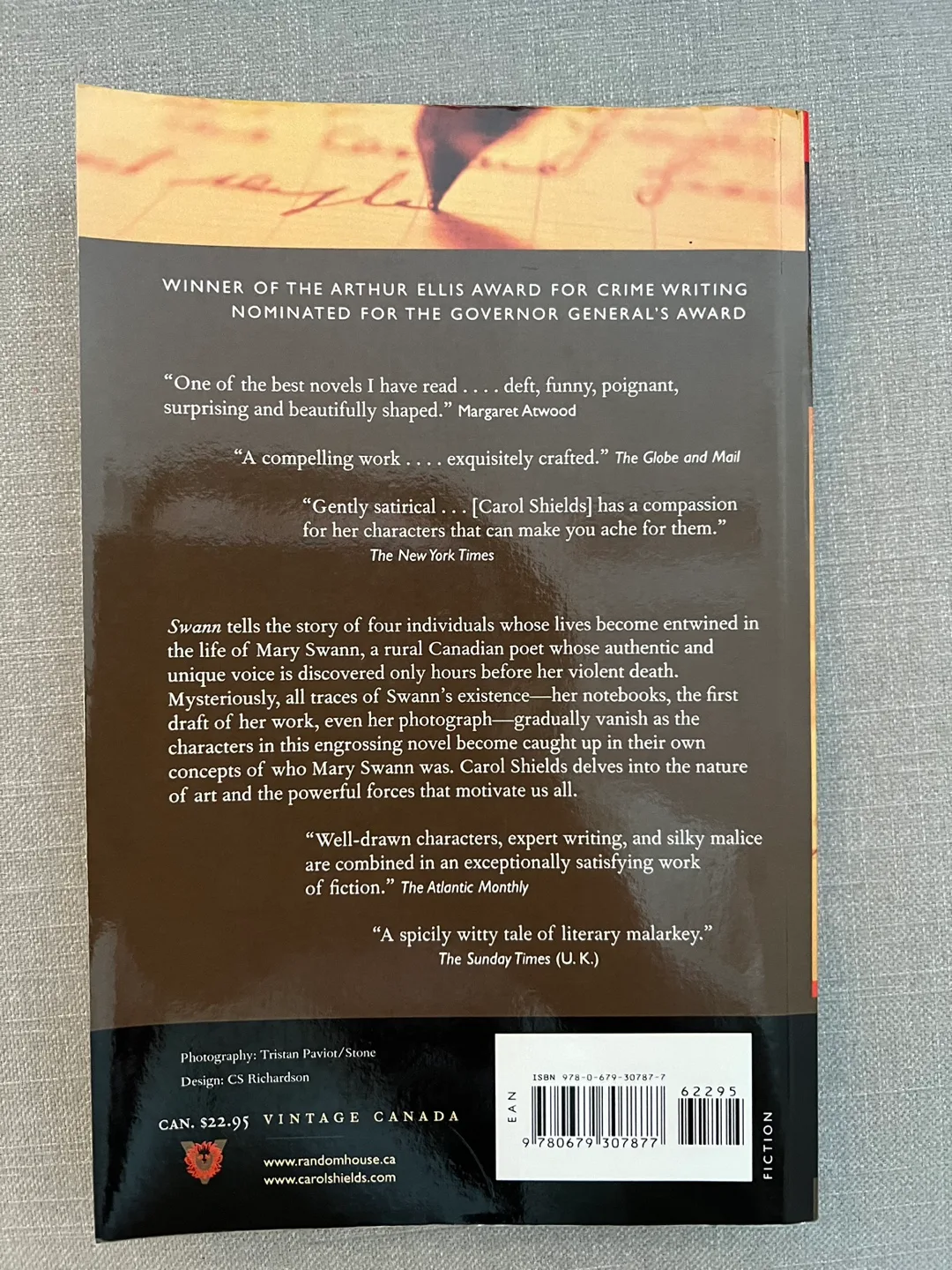 Swann by Carol Shields (Paperback) image indicator(3)