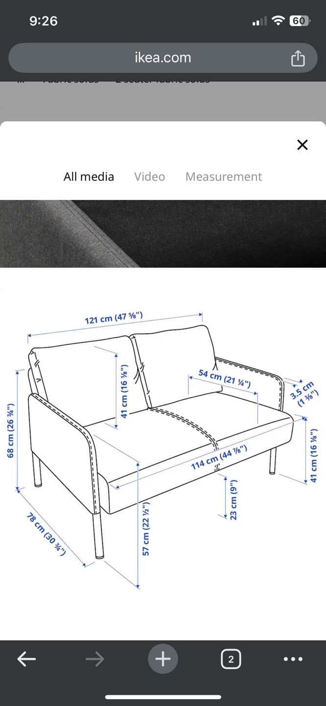 Grey loveseat - photo 5
