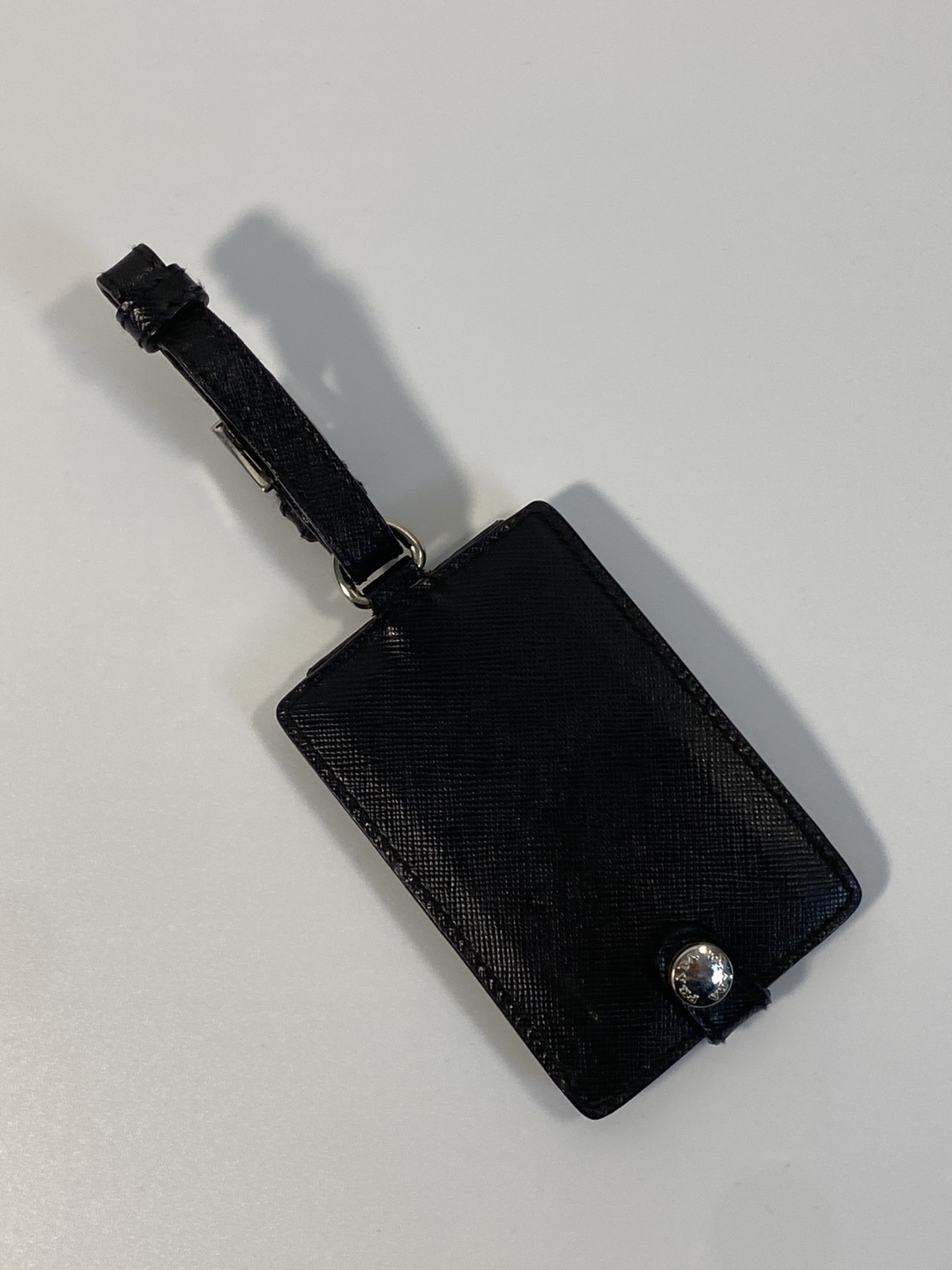 PRADA leather Bellboy Logo Baggage Tag - photo 3