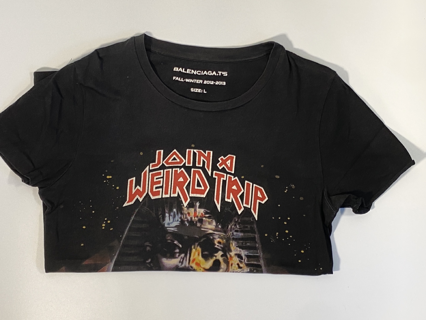 Balenciaga weird trip t shirt on sale