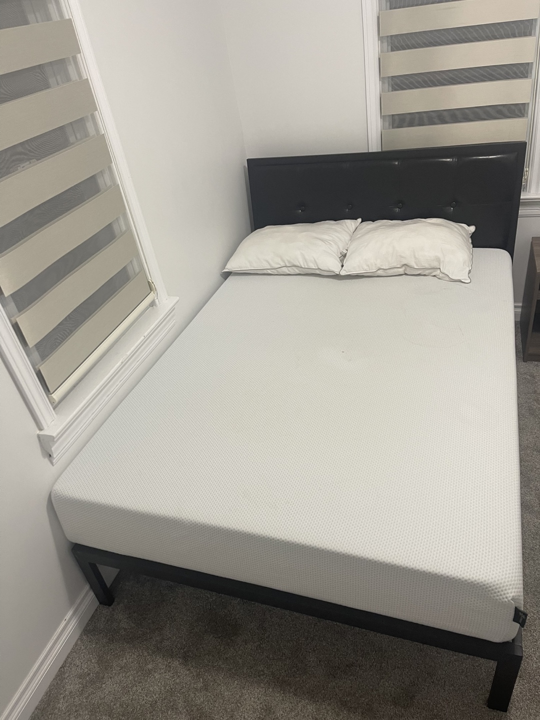 Double Bed Frame with Mattress