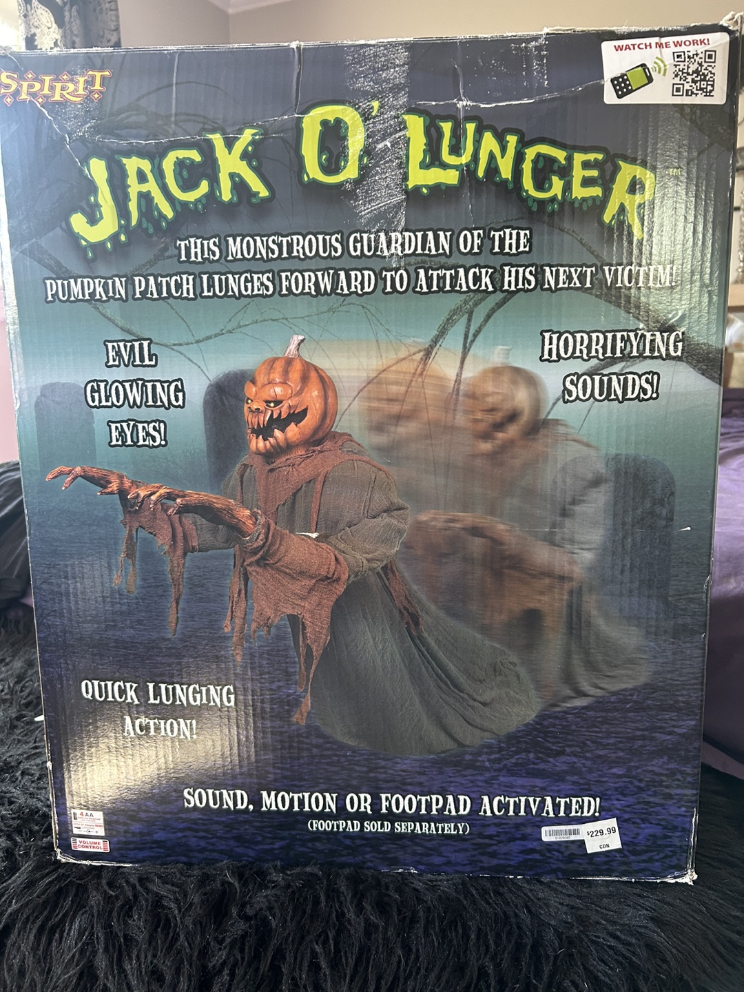 Spirit Halloween Jack O' Lunge Animated Prop - photo 2