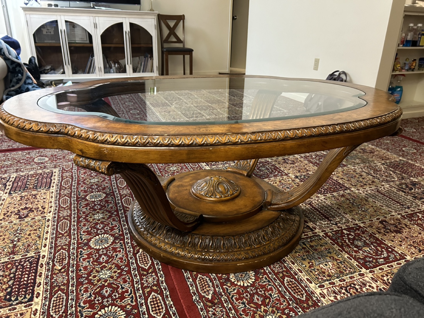 Glass Top Coffee Table - photo 3
