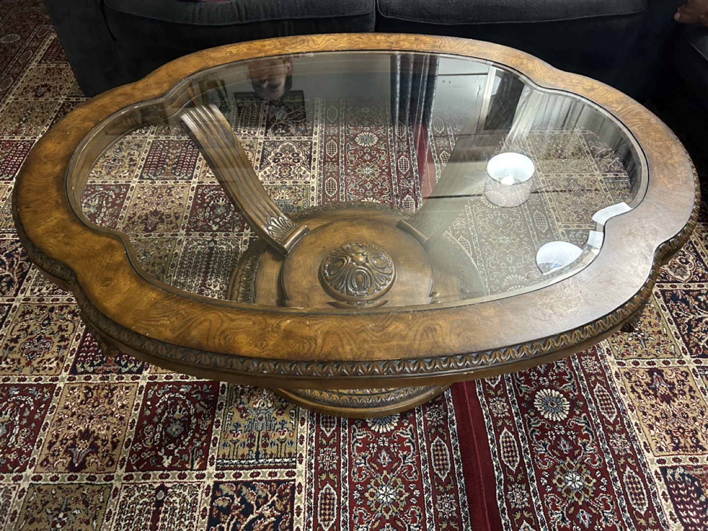 Glass Top Coffee Table