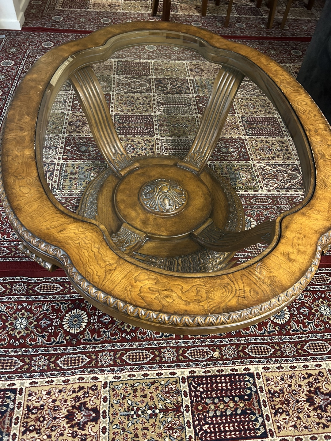 Glass Top Coffee Table - photo 2
