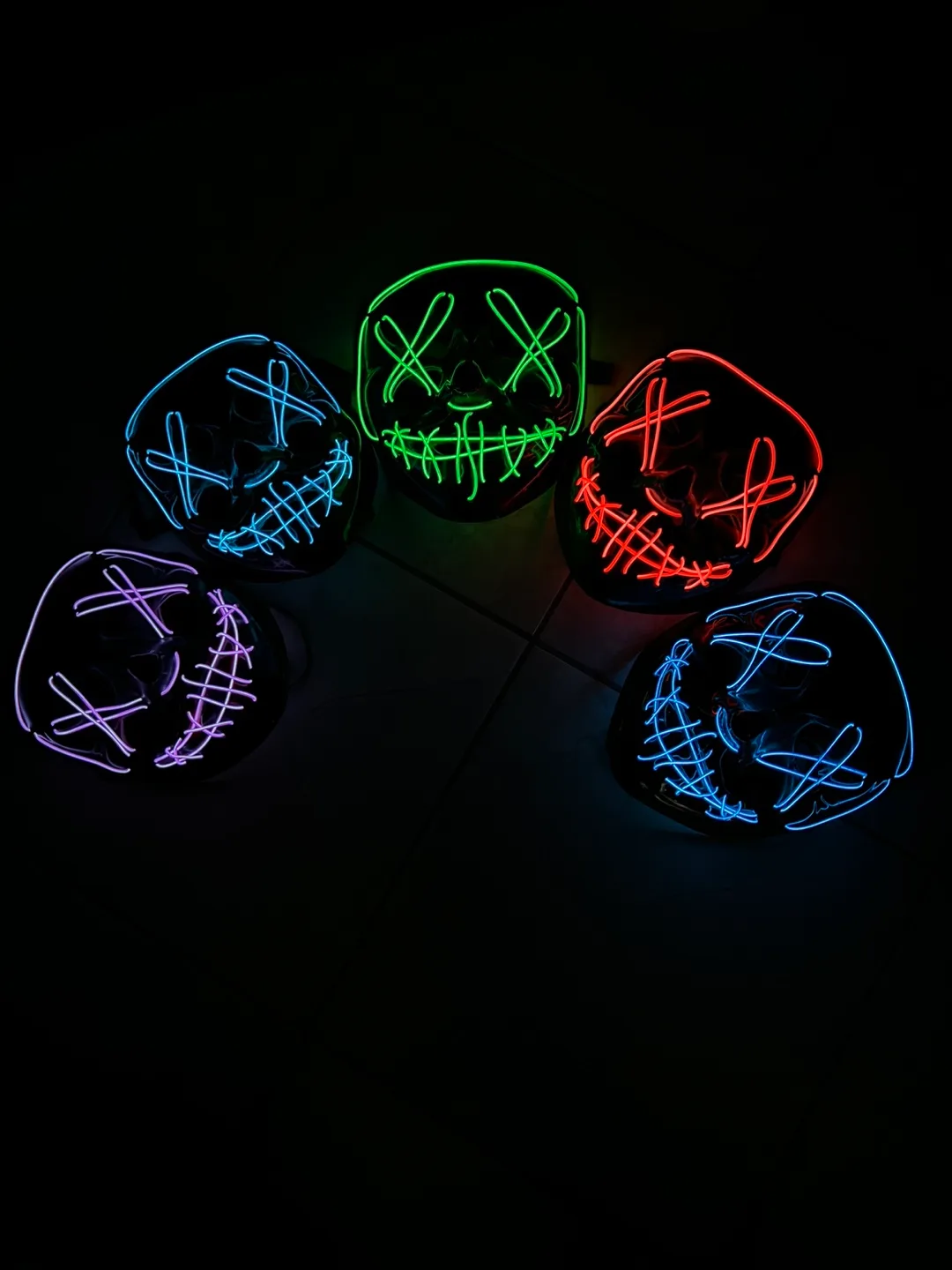 halloween is coming 👻👻👻LED Purge Mask image indicator(2)