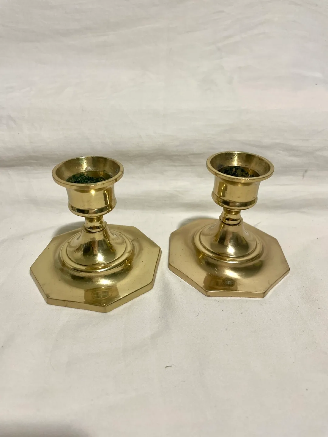 Vintage Brass Candlesticks thumbnail