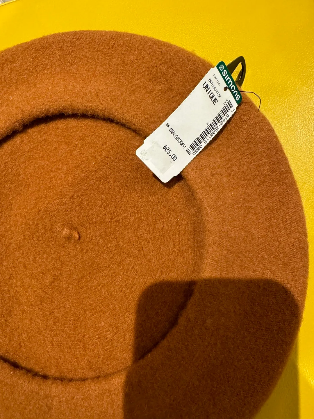 (Brand New) 100% Wool Round Beret Hat image indicator(4)
