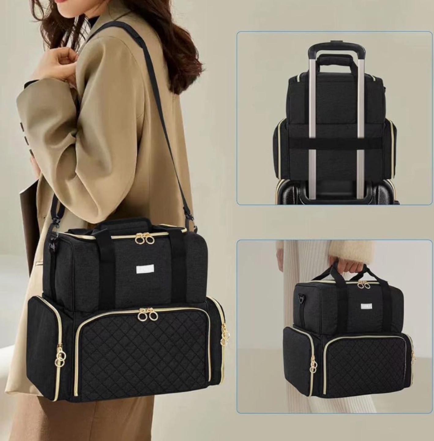 nail Carrying Bags, Nail Organizers. Black - photo 4