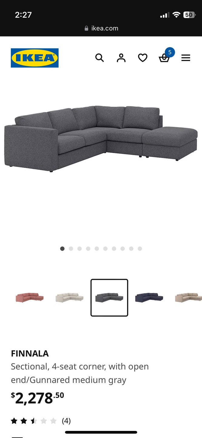 Brand new ikea sectional - photo 4