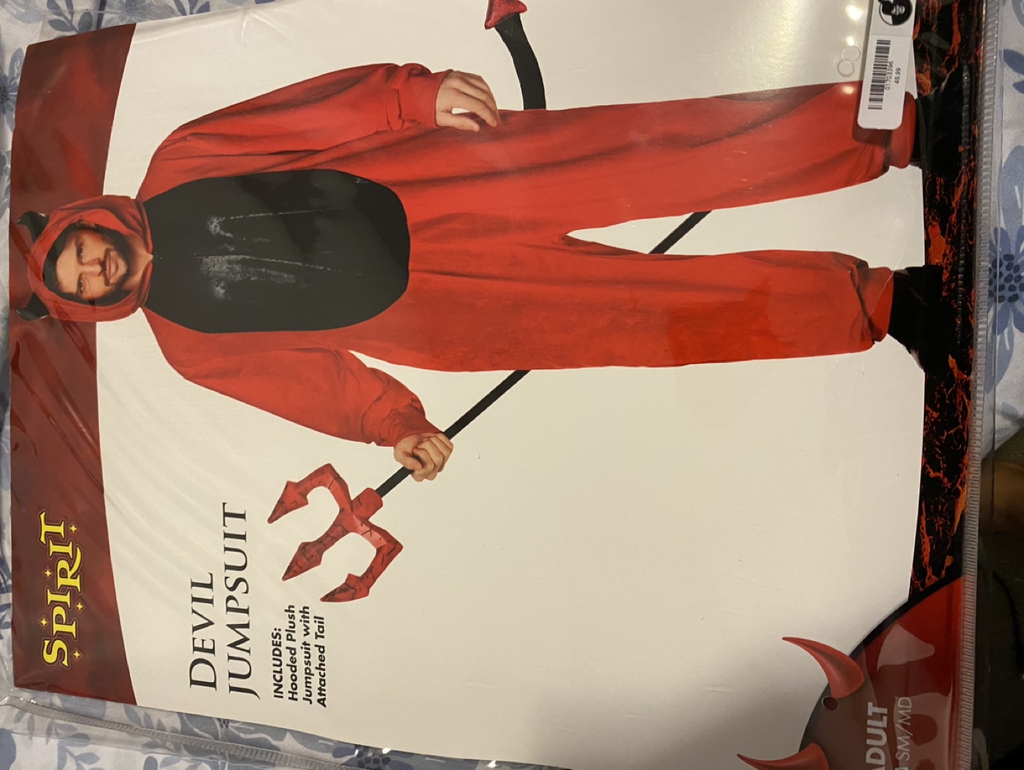 Spirit Halloween Devil jumpsuit