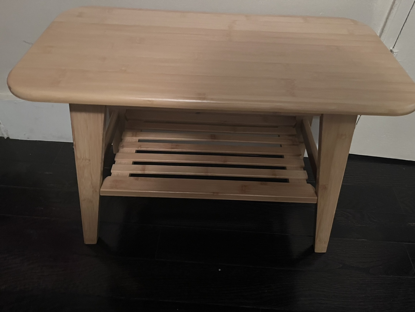 Bamboo Entryway bench - photo 2
