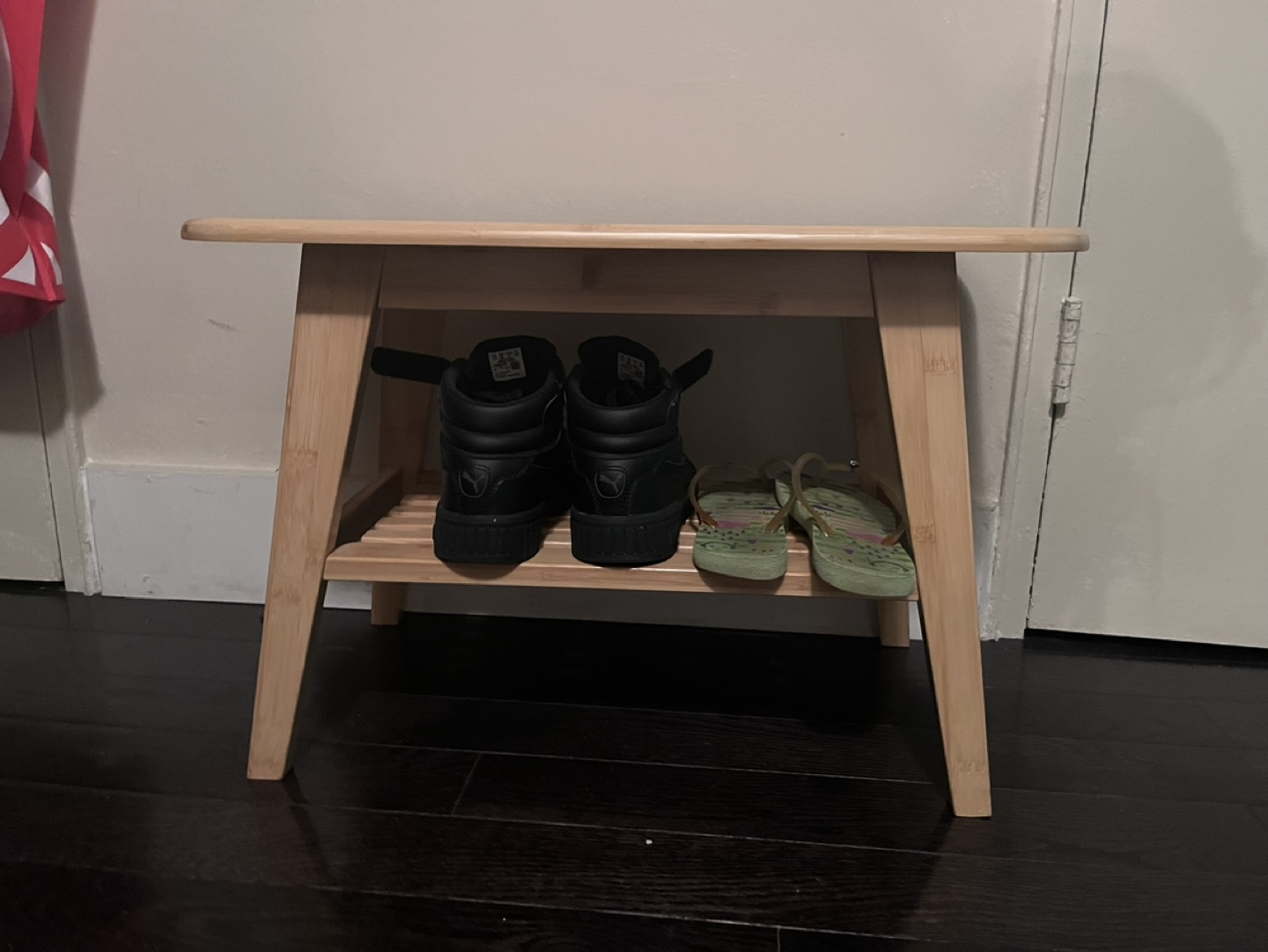 Bamboo Entryway bench - photo 3