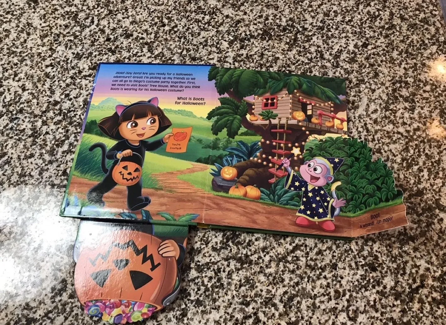 Dora -Halloween board book image indicator(2)