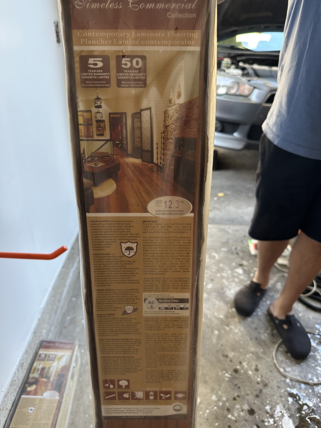 South Asian Teak Timeless Commercial Laminate Flooring