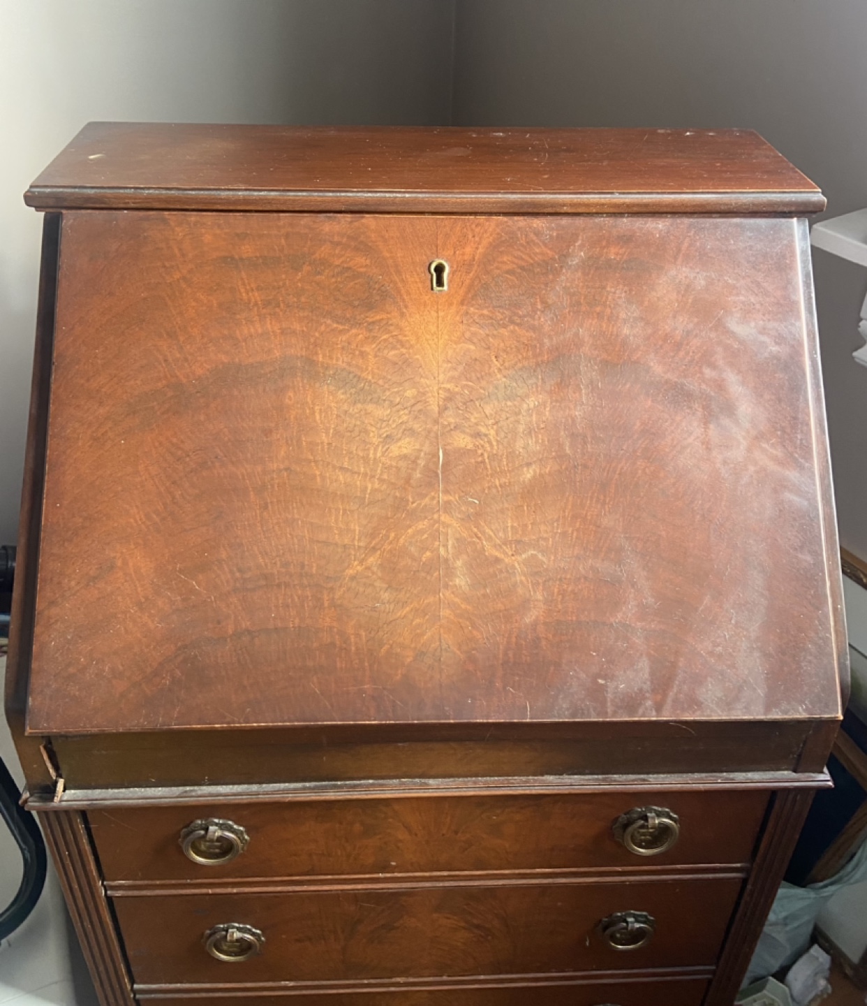 Antique Secretary Desk - photo 2