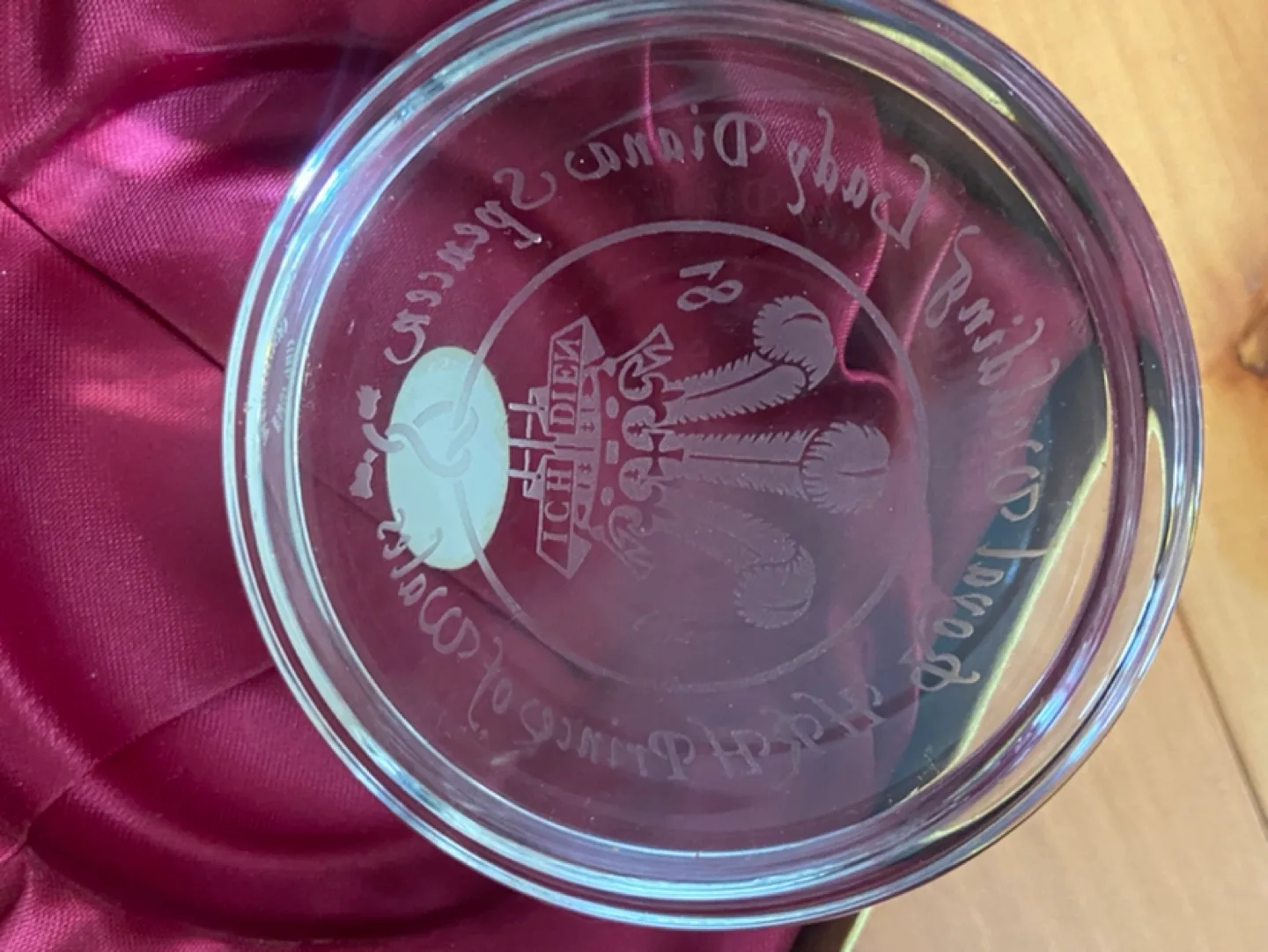 Wedgwood Glass Royal Wedding Paperweight image indicator(2)