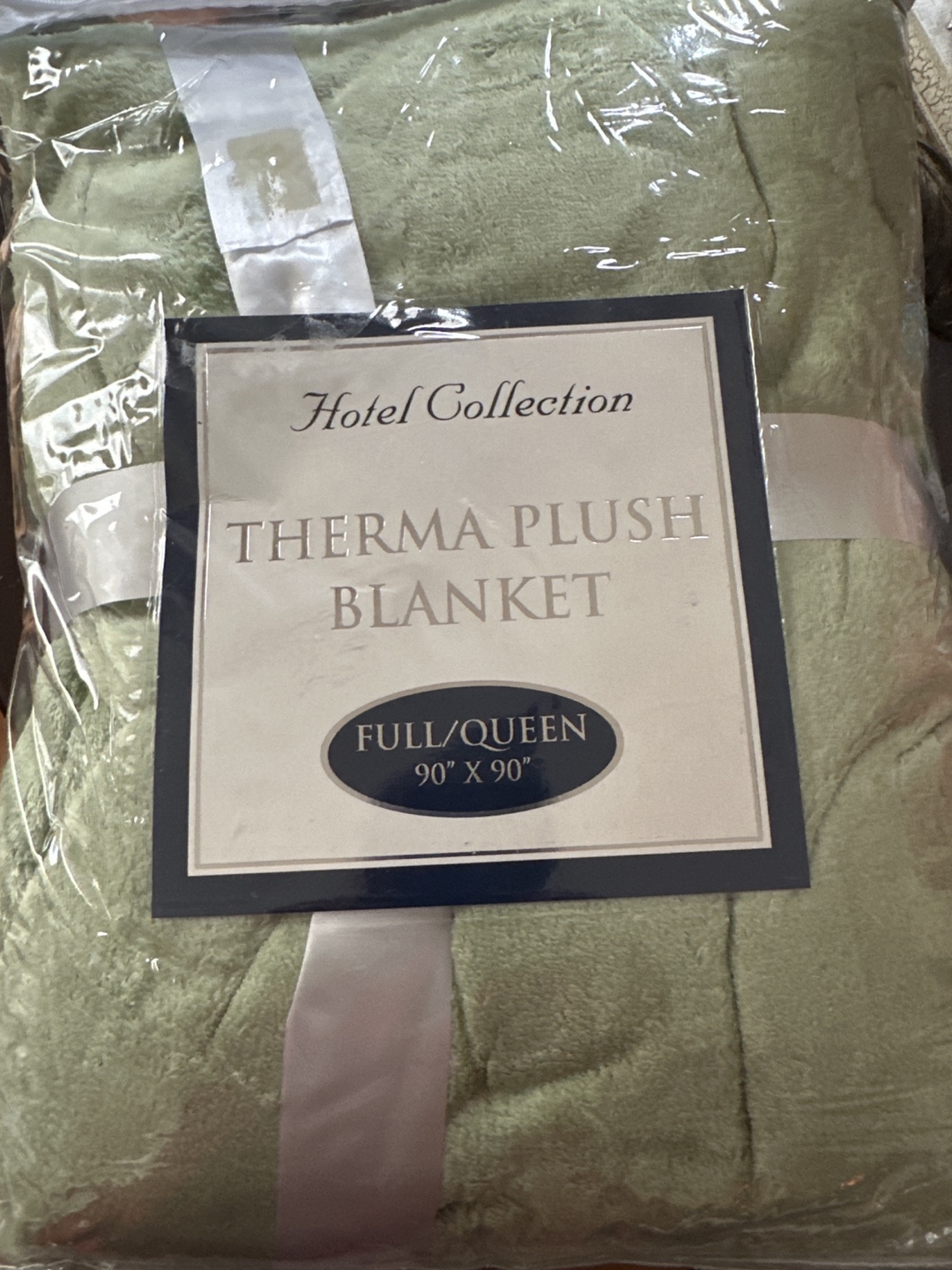 Therma Plush Blanket - Full/Queen - Green