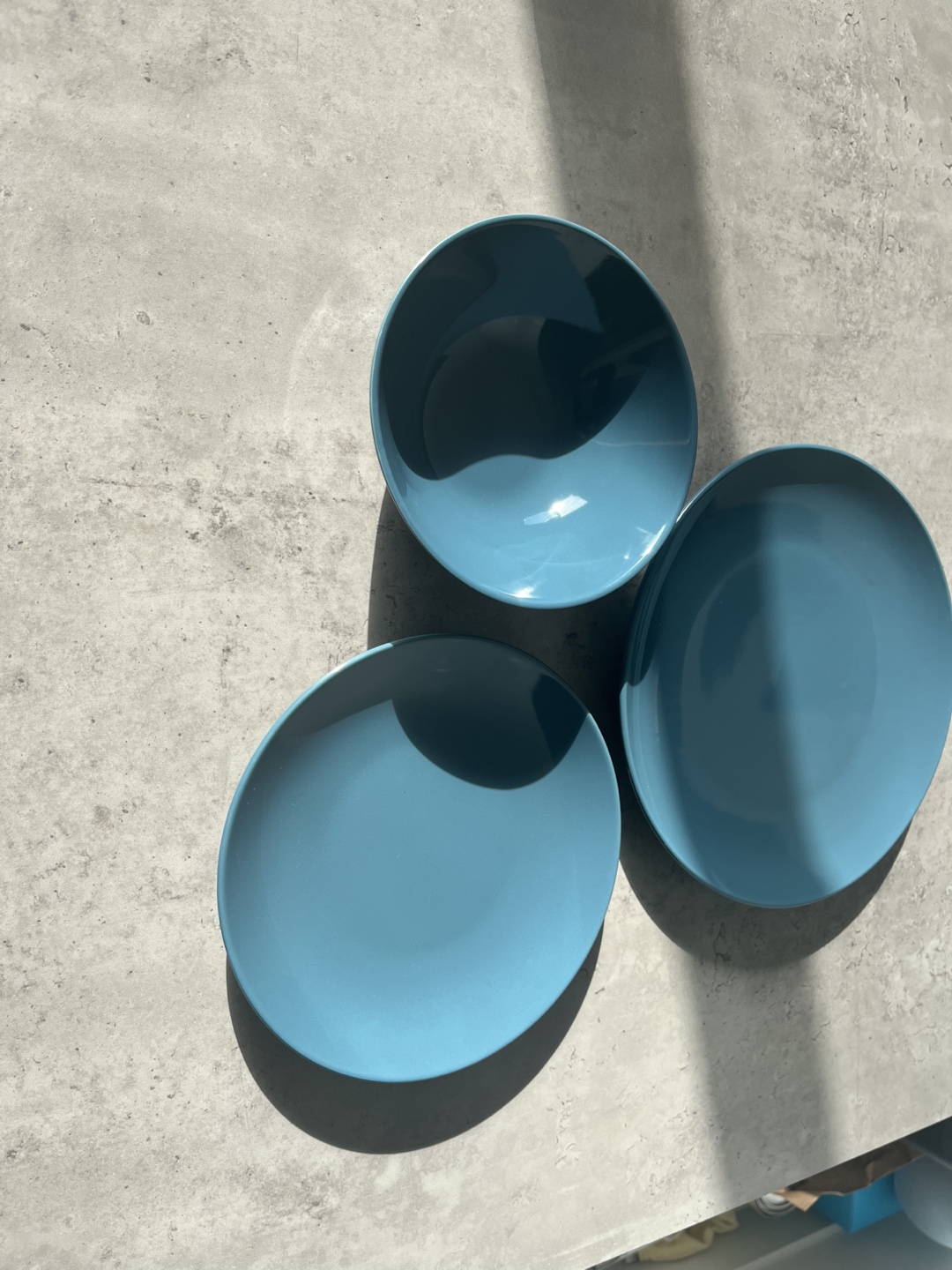 Blue Ceramic Bowl and Plates- IKEA - photo 2