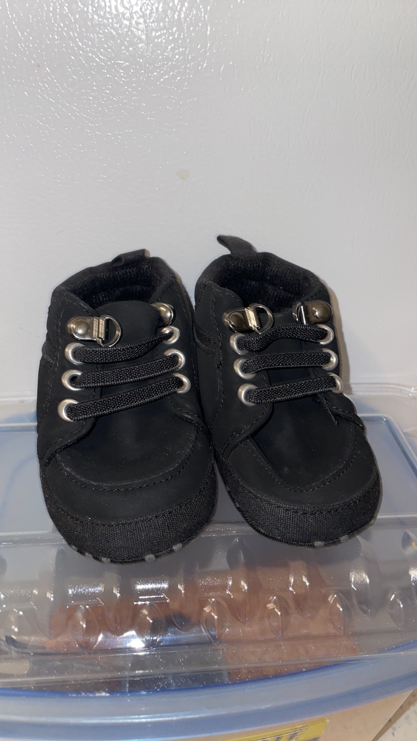 Baby Boy Black Shoes