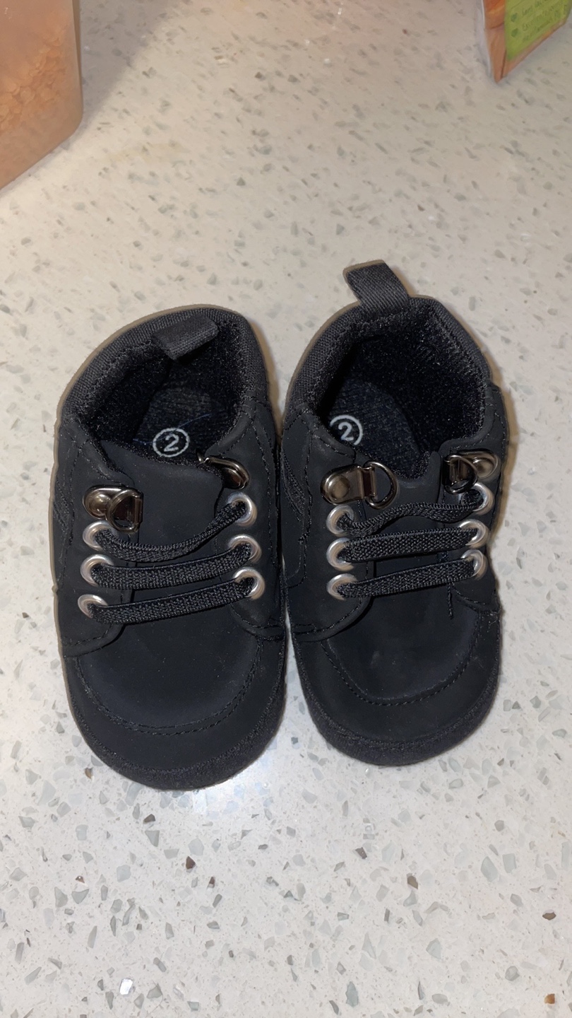 Baby Boy Black Shoes - photo 2