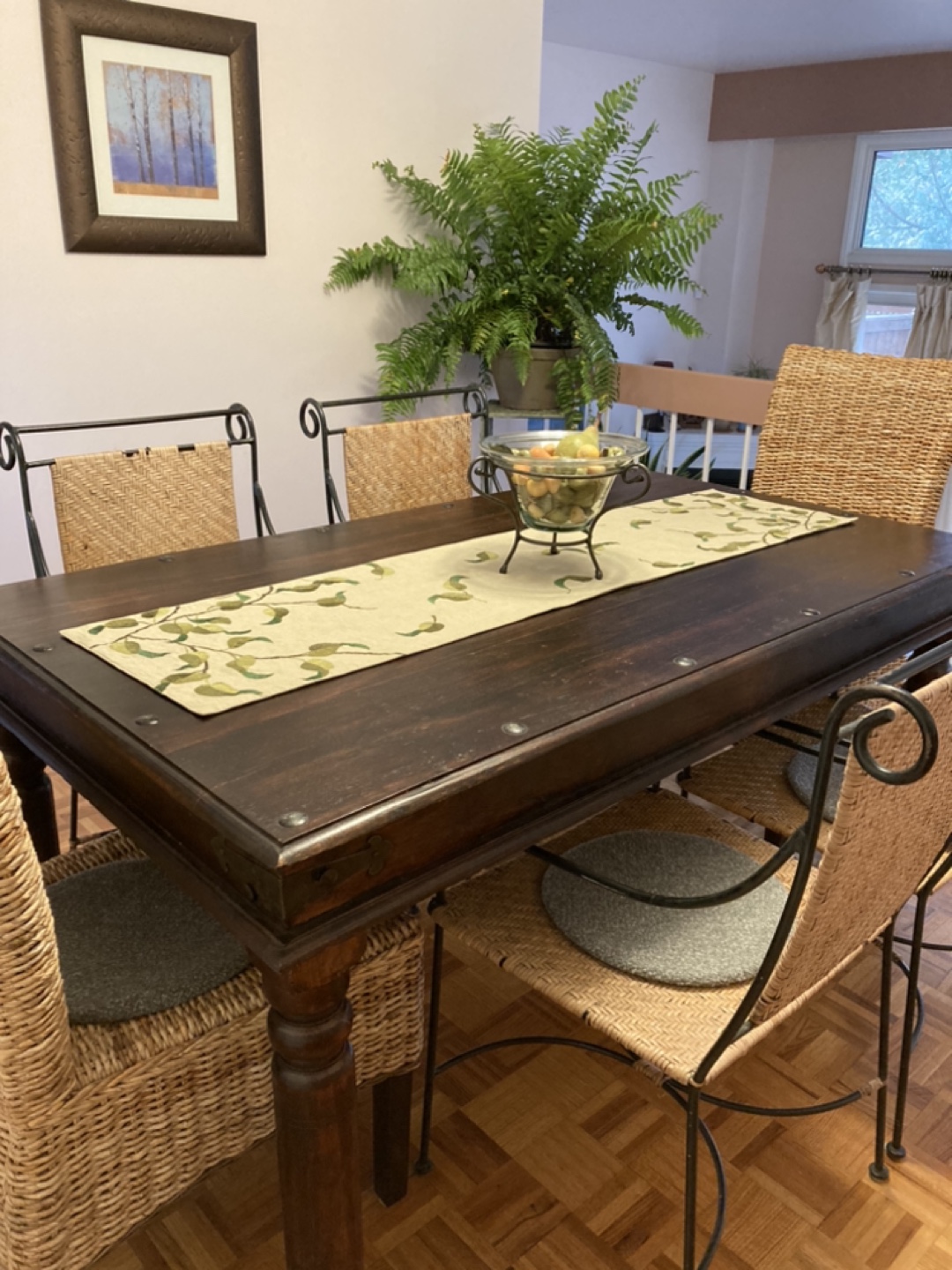Solid Wood Dining Table Set
