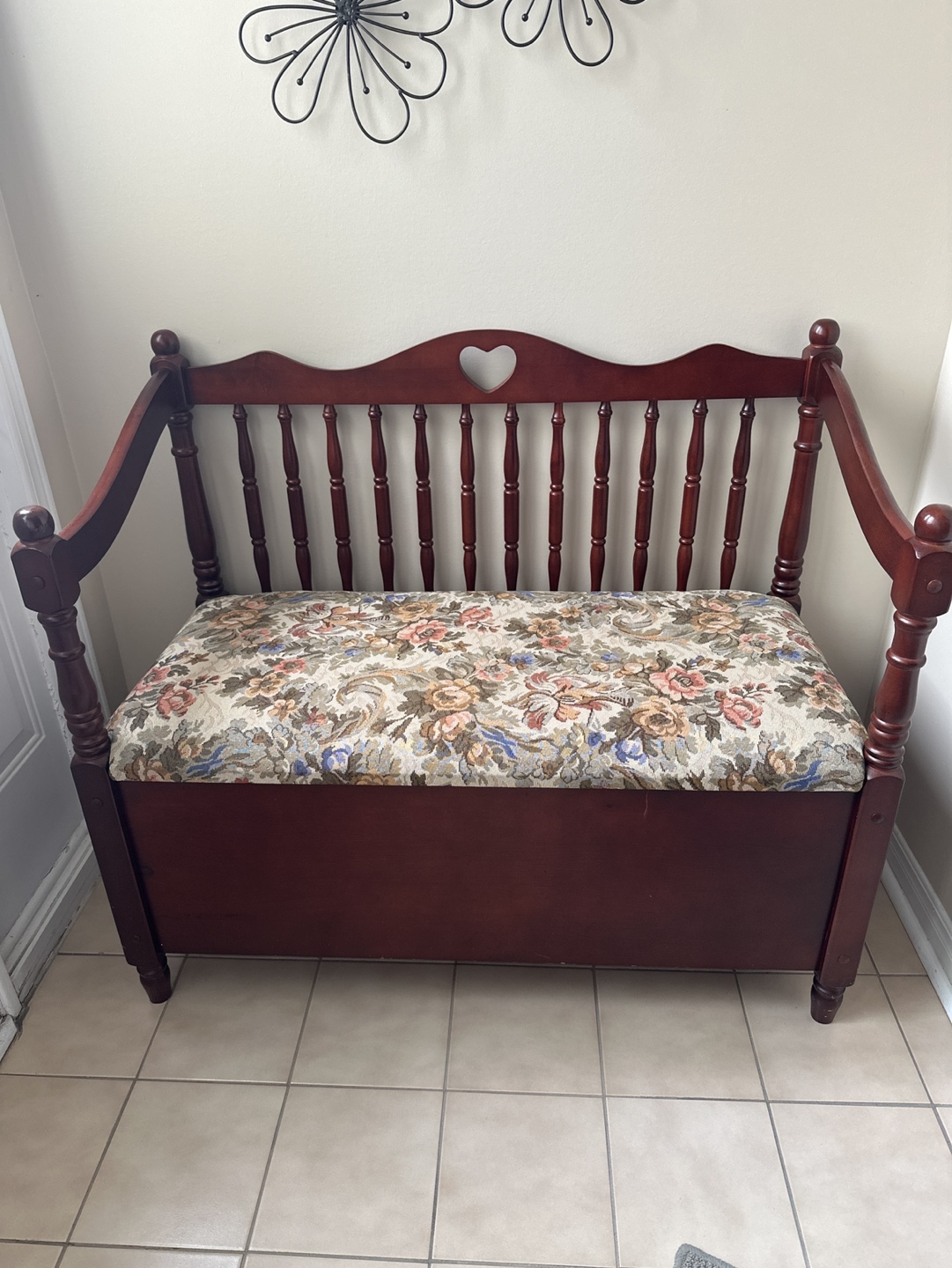 Wooden Storage Bench