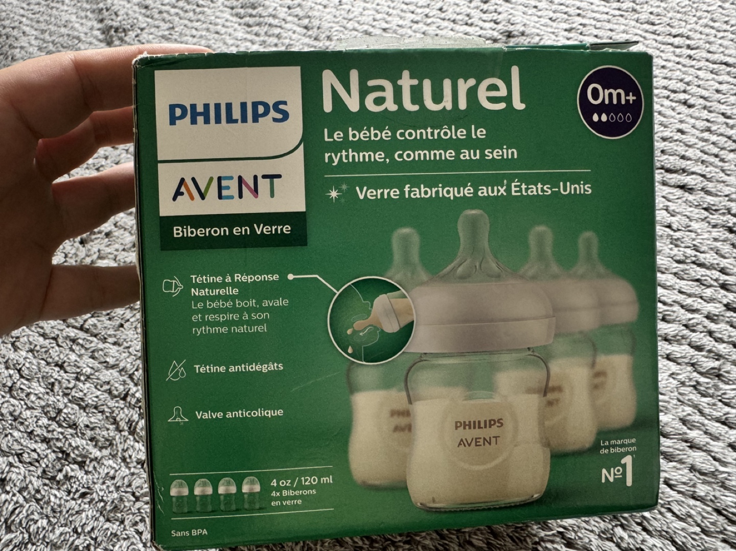 Brand New! Philips Avent Natural Glass Baby Bottles - photo 4