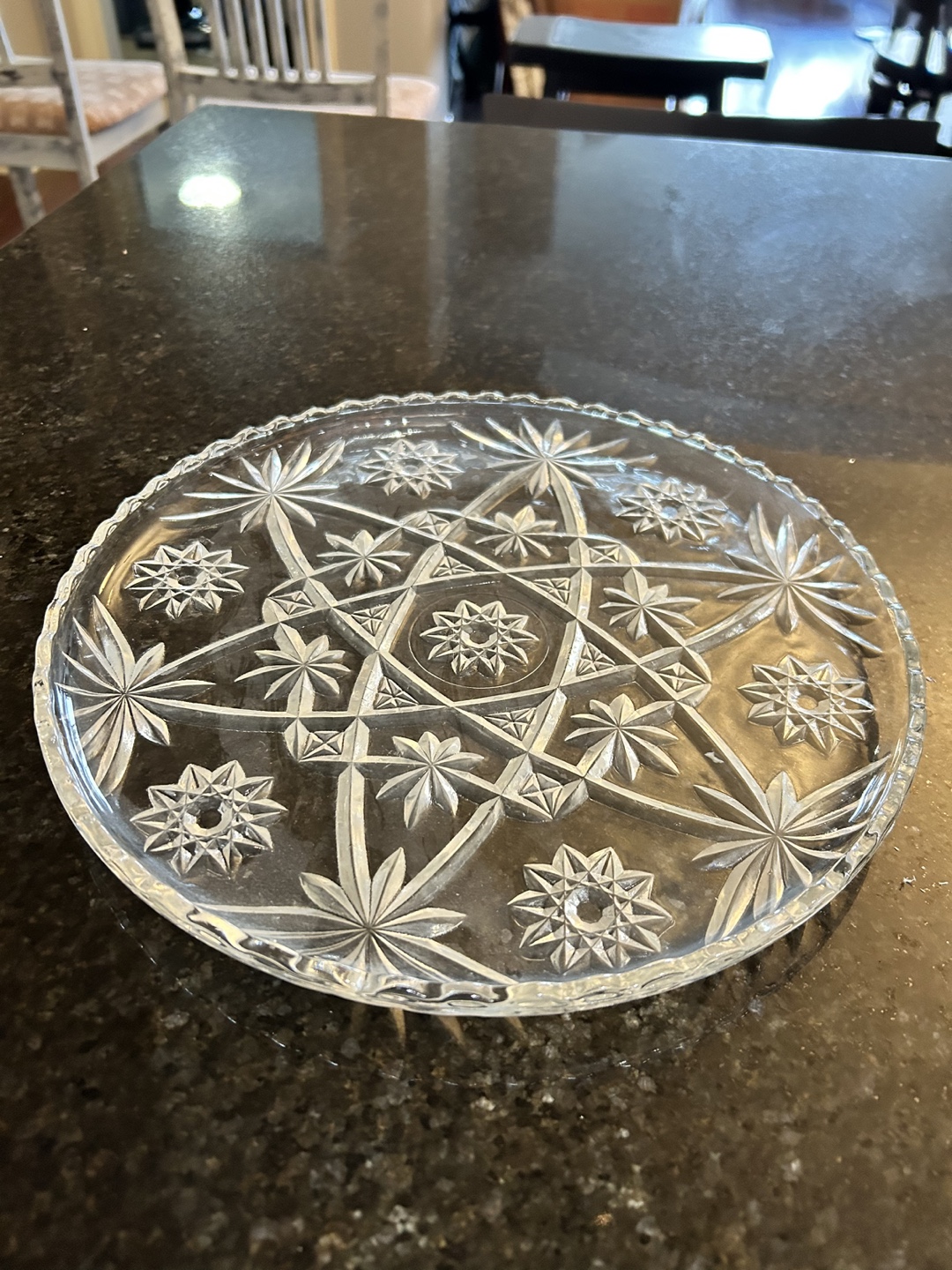 Vintage Crystal Serving Set - photo 4
