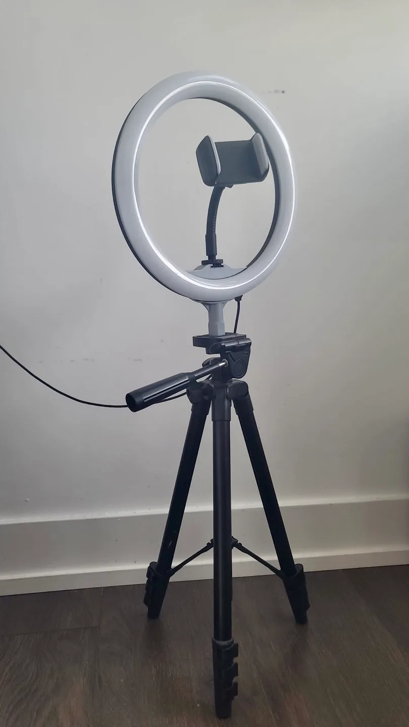Ring Light with Tripod and Remote Control thumbnail