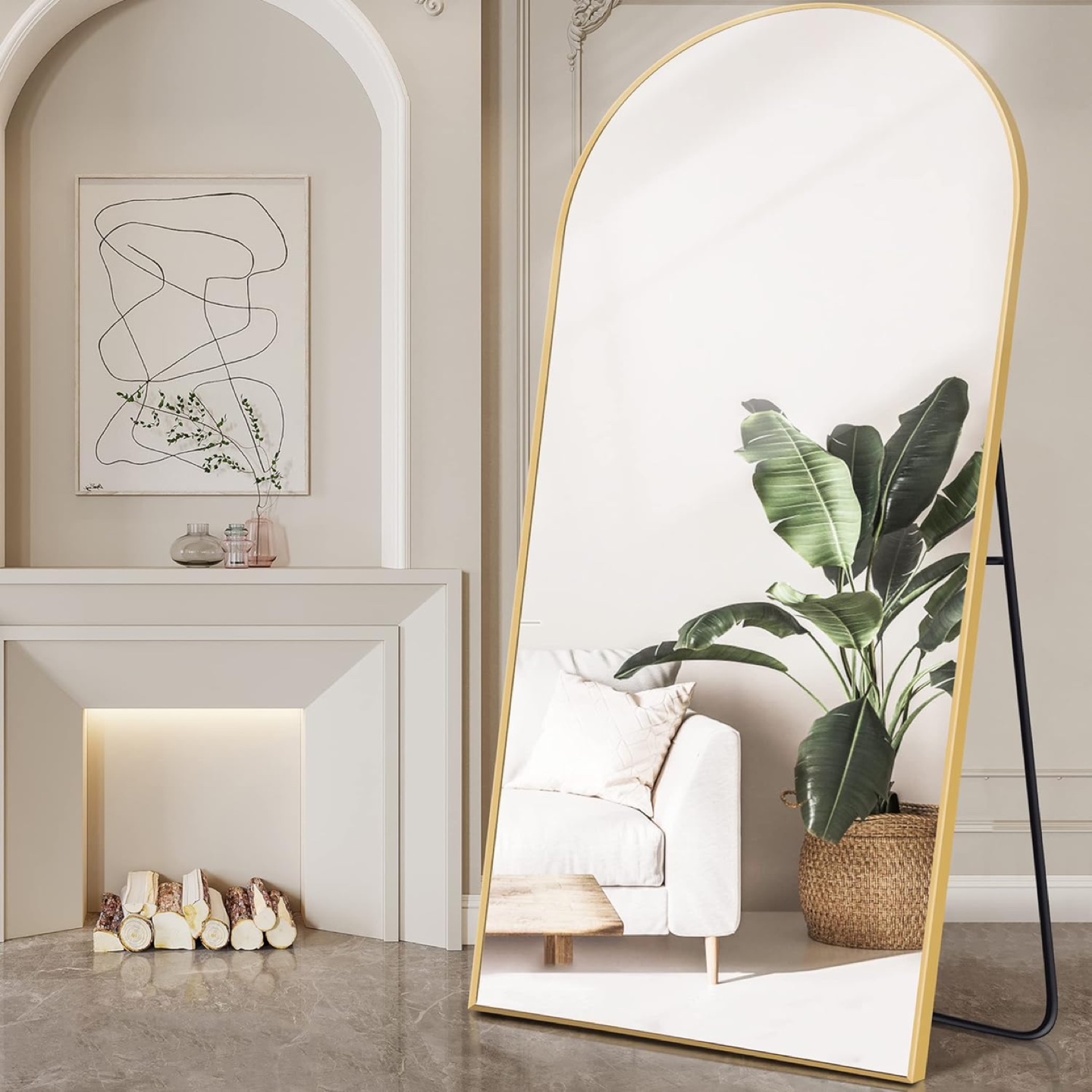Full-Length Arched Mirror - photo 2