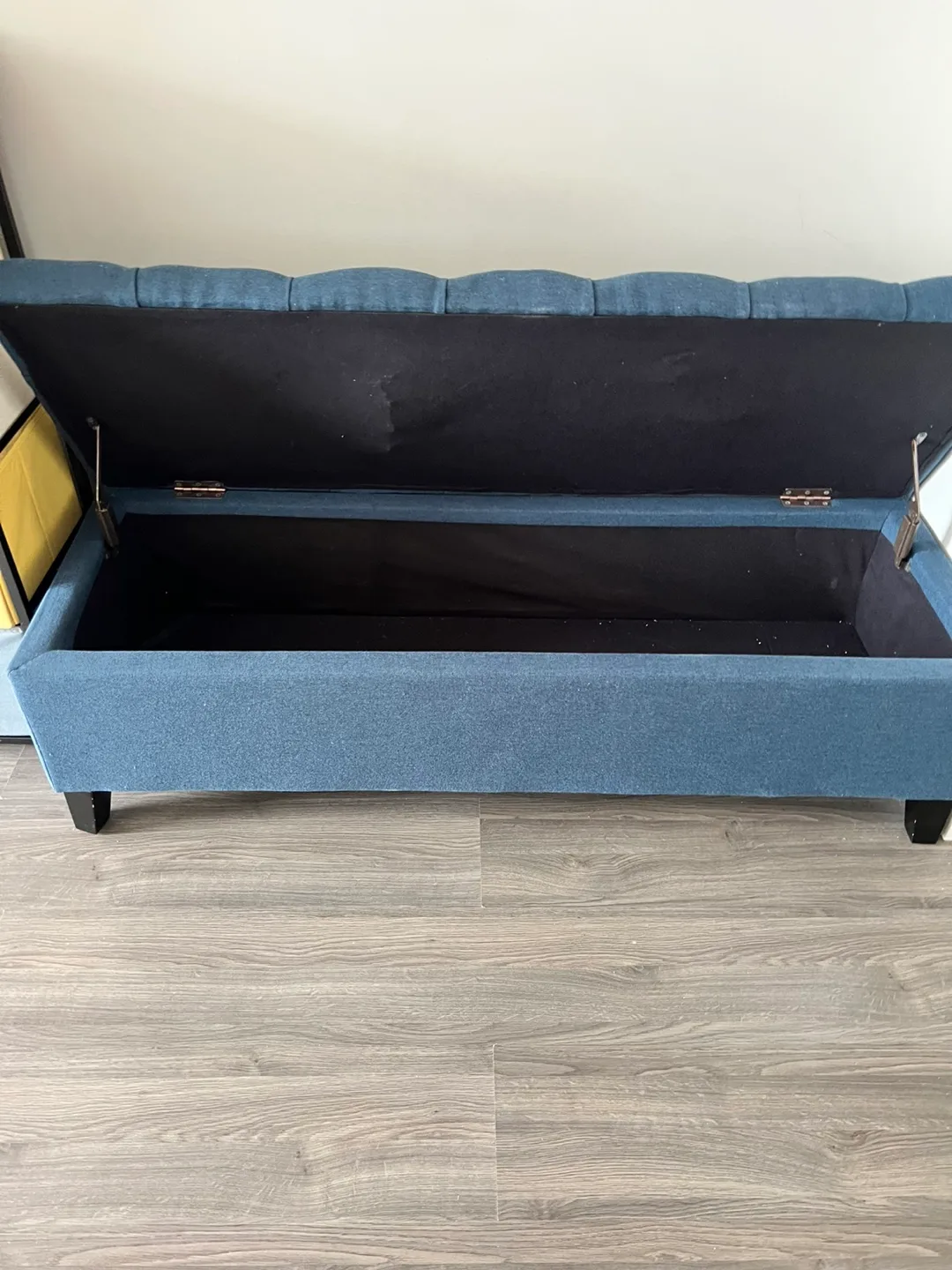 Blue Storage Ottoman thumbnail