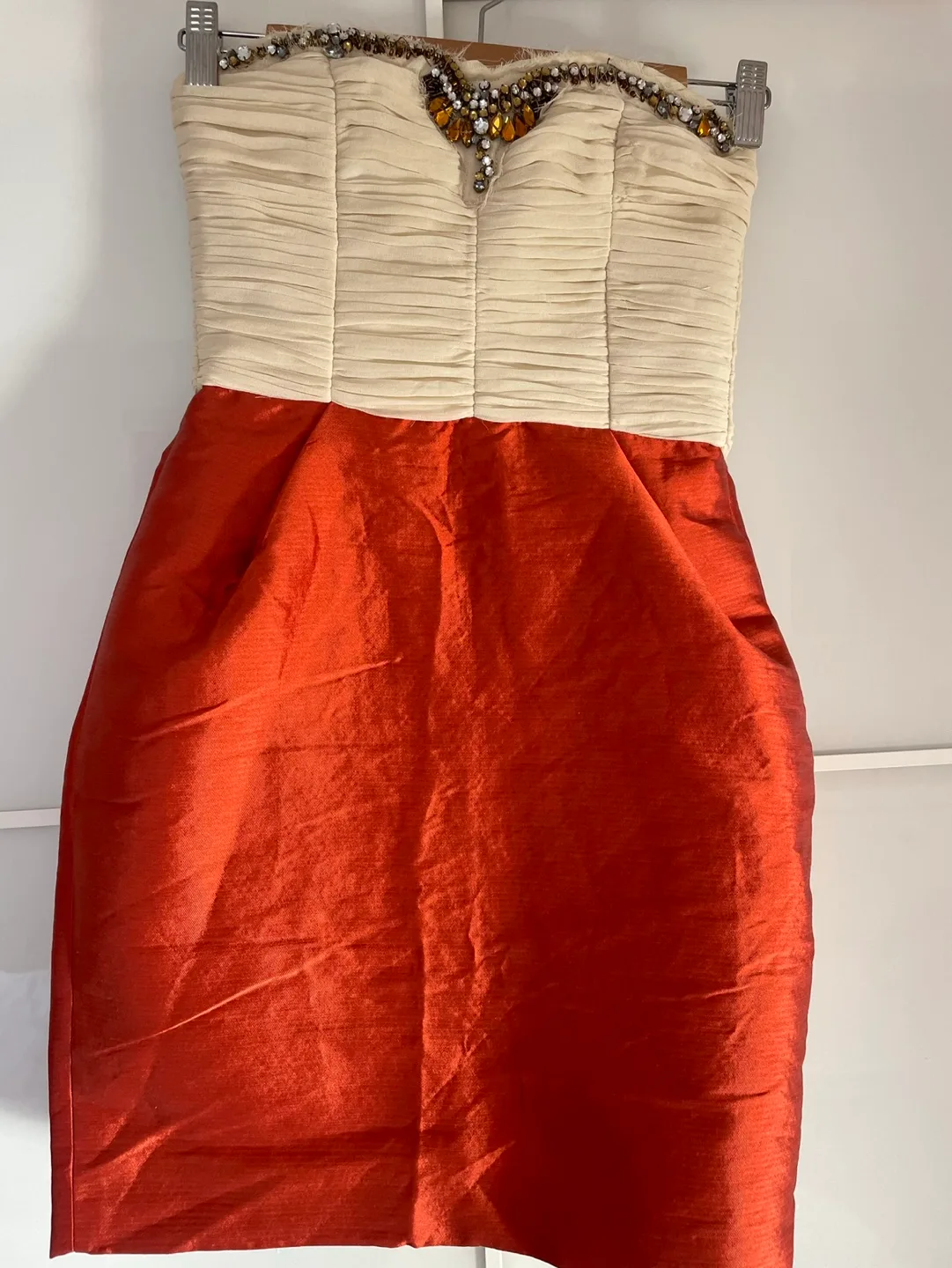 Mango Strapless Beaded Dress image indicator(5)