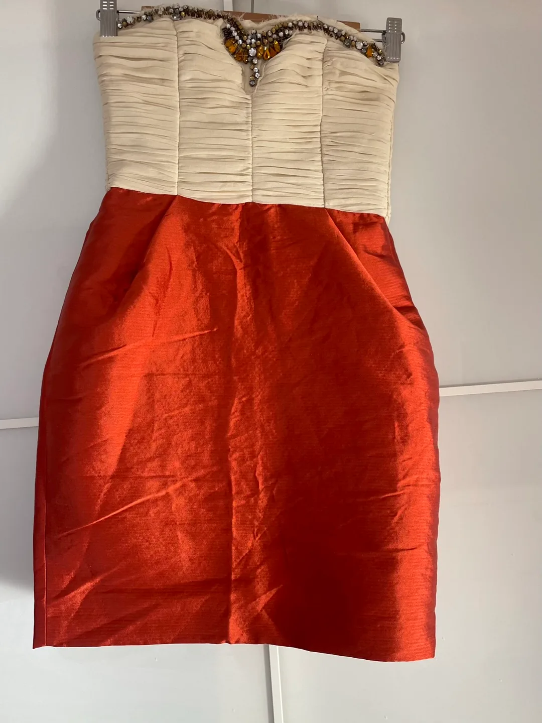 Mango Strapless Beaded Dress image indicator(6)