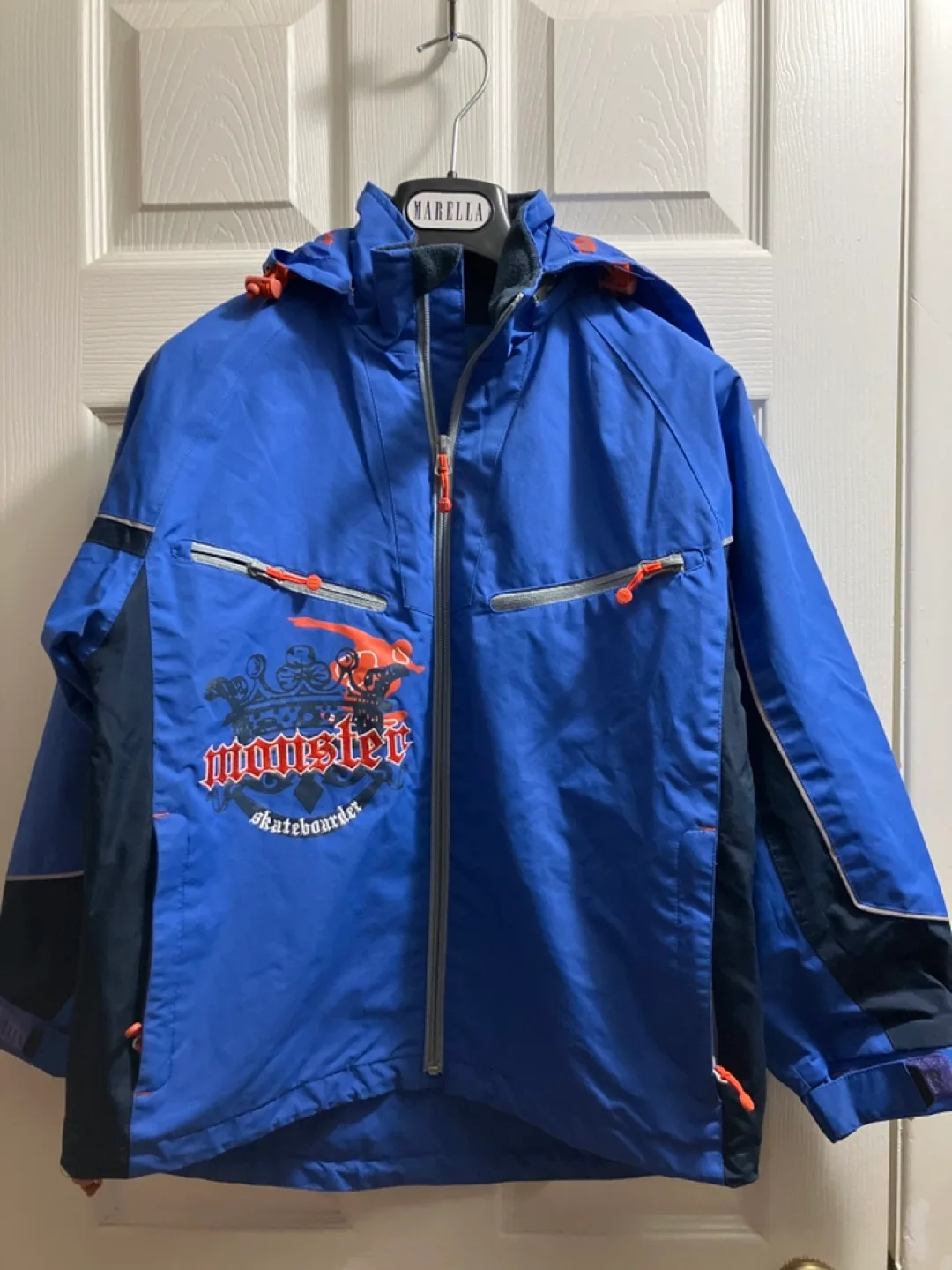 Monster Skateboard Kids Winter Jacket thumbnail