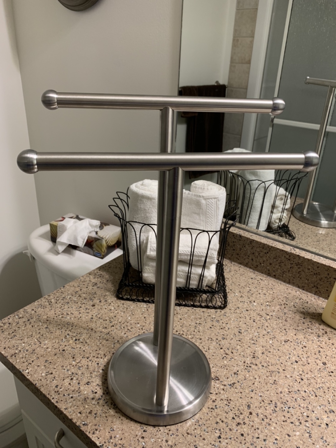 Countertop Hand Towel Holder Stand - 16.7” - photo 2