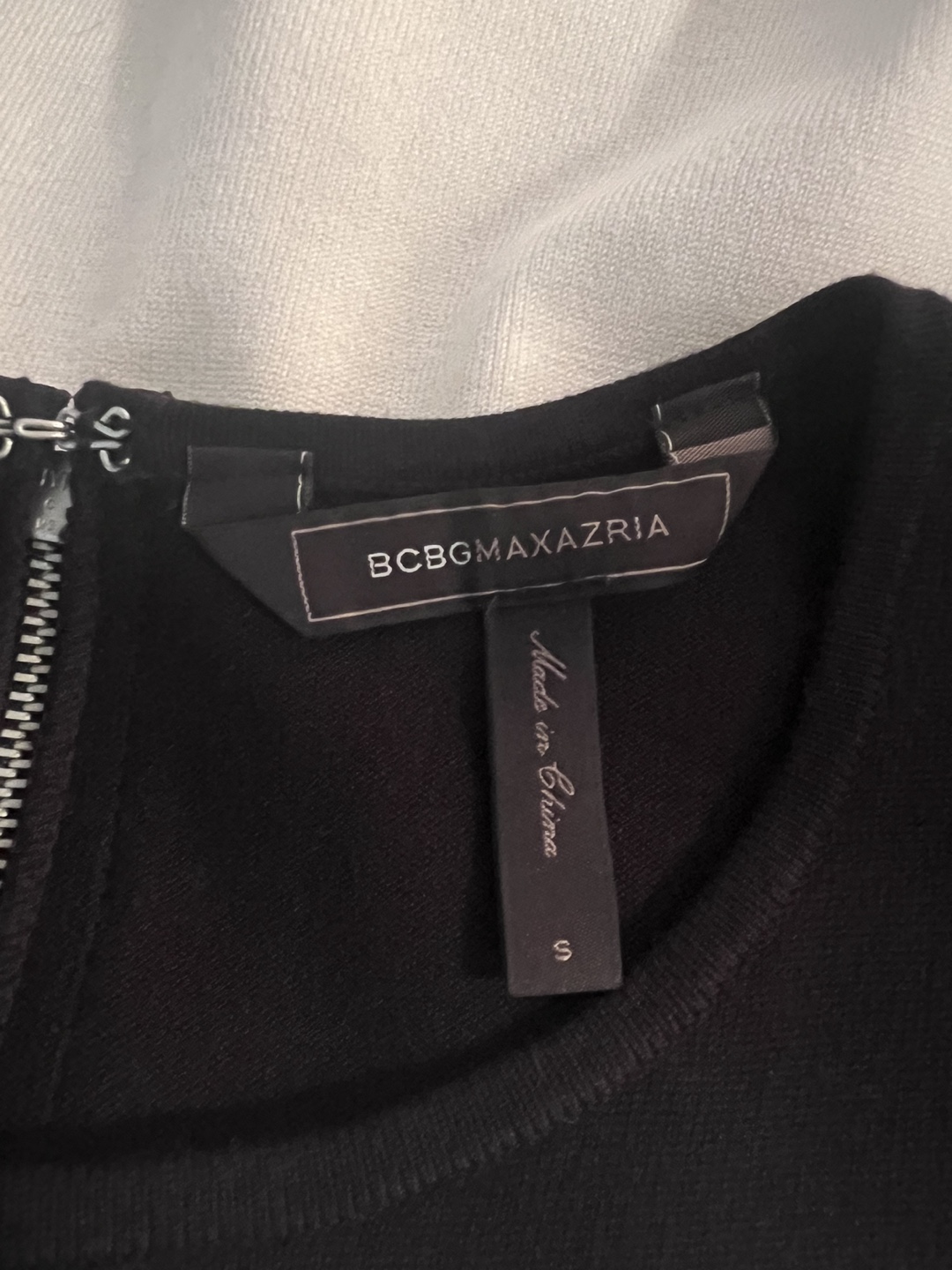 BCBGMAXAZRIA Lylah Black and White Striped Dress - photo 5