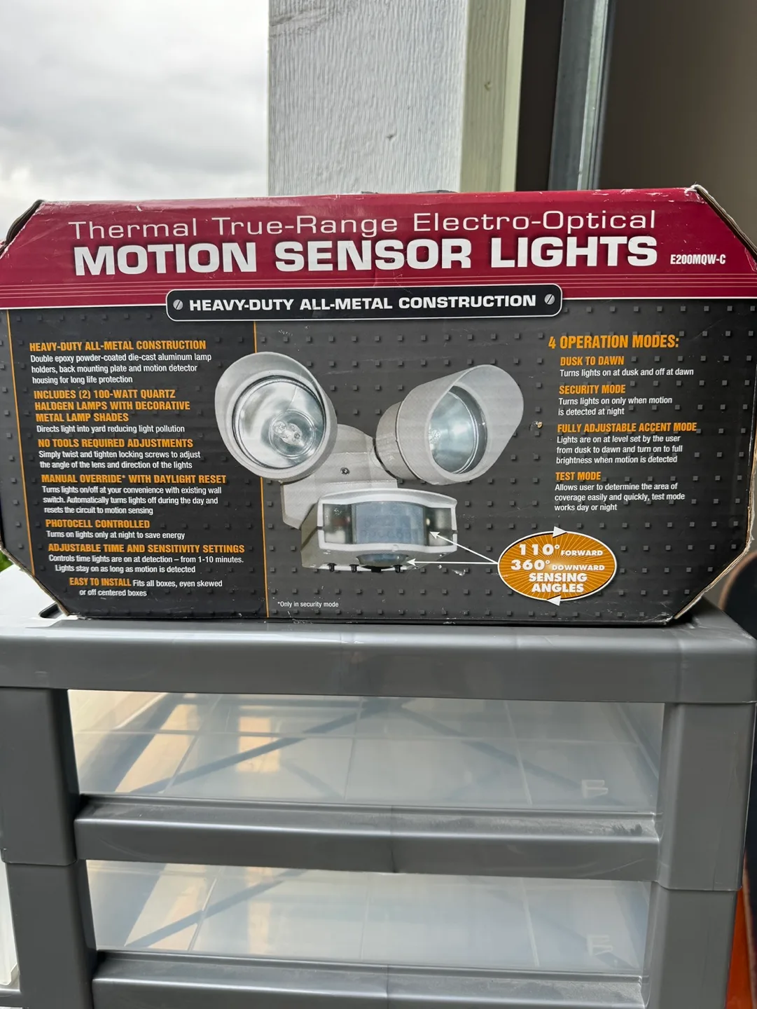 Thermal True-Range Electro-Optical Motion Sensor Lights image indicator(2)