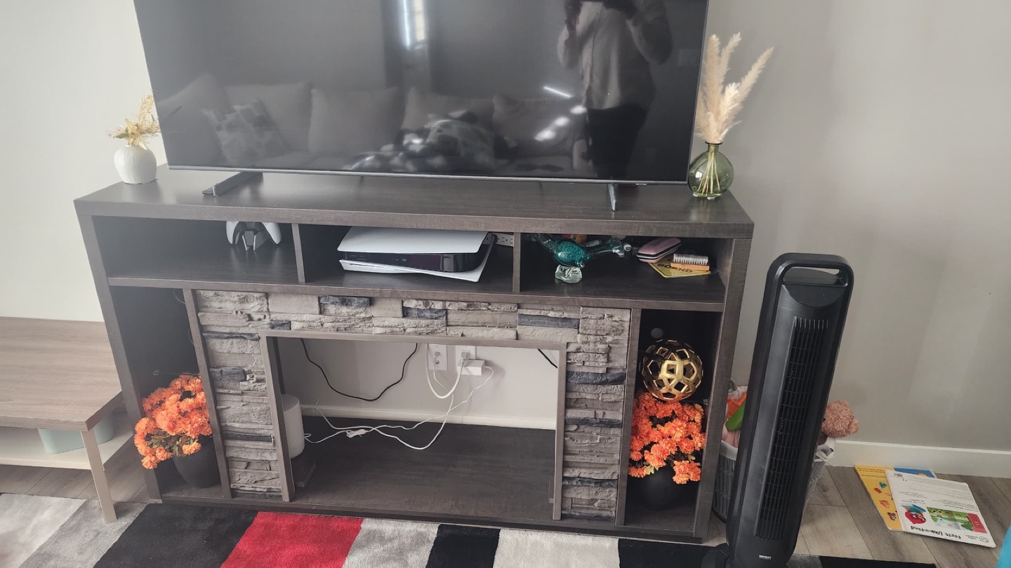 TV Stand with Fireplace - photo 3