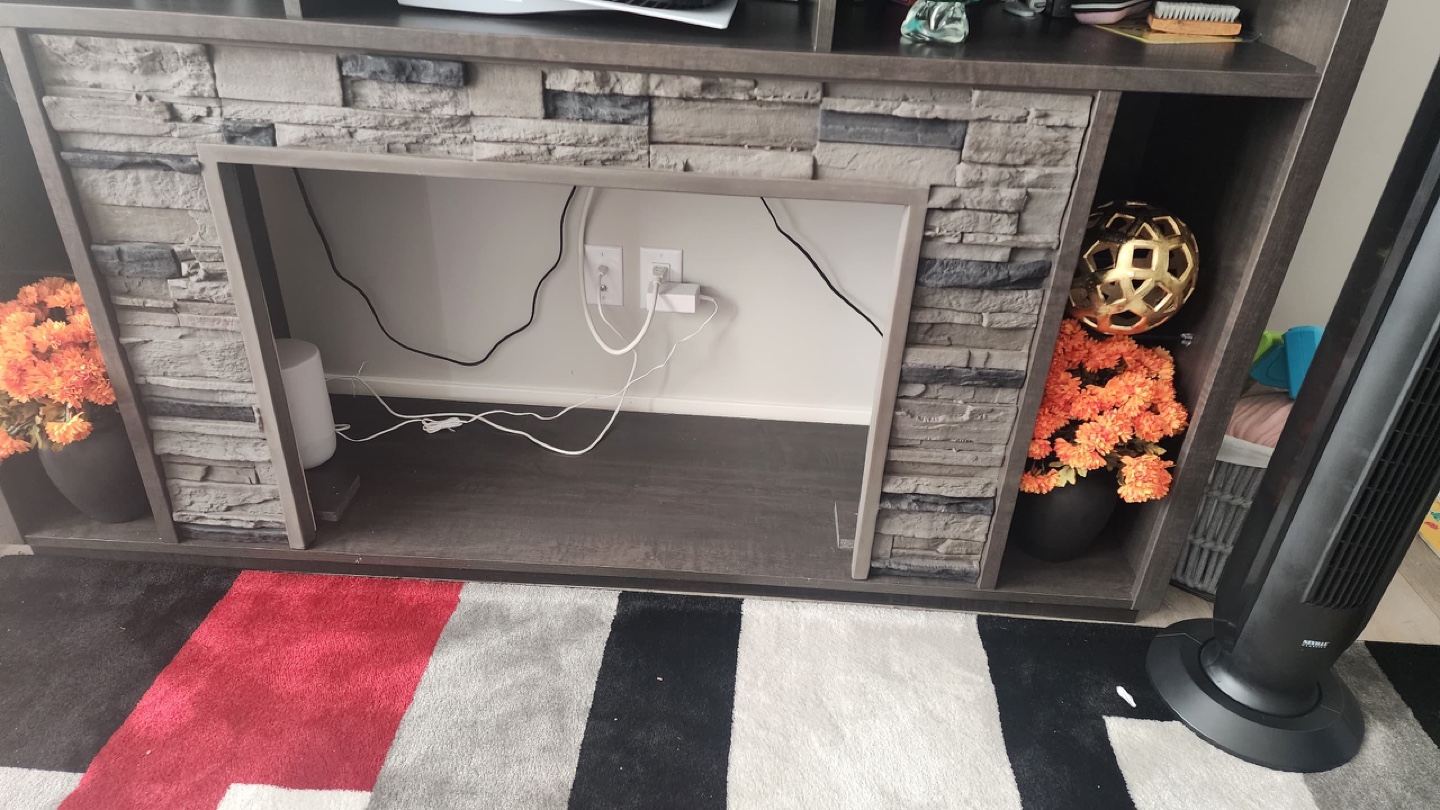TV Stand with Fireplace