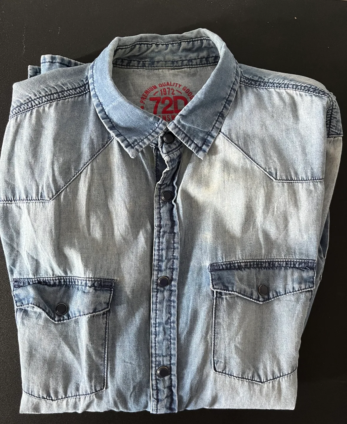 Men's Jeans Denim Shirt thumbnail