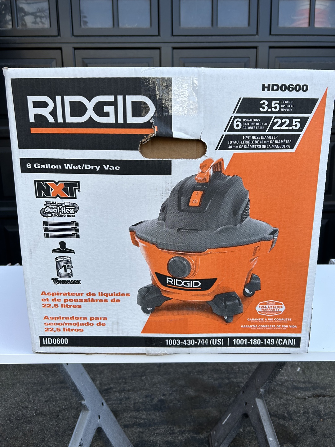 RIDGID 6 Gallon Wet/Dry Vac - photo 2